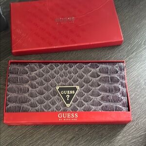 Guess Crocodile Embossed Wallet